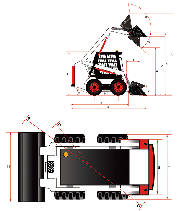 HT-350S  Skid Steer Loader