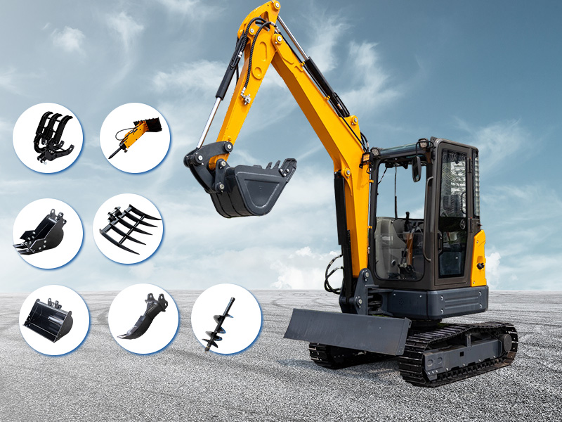 The Transformation of Compact Excavator Attachments: REACT MACHINERY Turns 1 Machine into a Full Construction Crew!